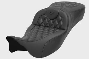 Roadsofa™ Extended Reach Seat - without Backrest - Lattice Stitch - Carbon Fiber - FL '08-'23