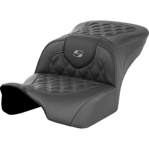 Roadsofa™ Seat - without Backrest - Gray Lattice Stitch - FLTR/FLHX '23-'24