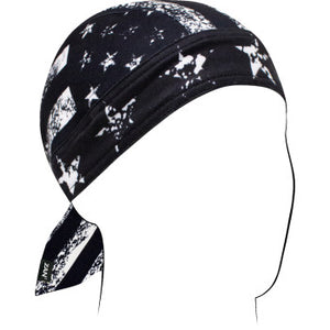 Flydanna® Sportflex® - Distressed Flag - Black/White