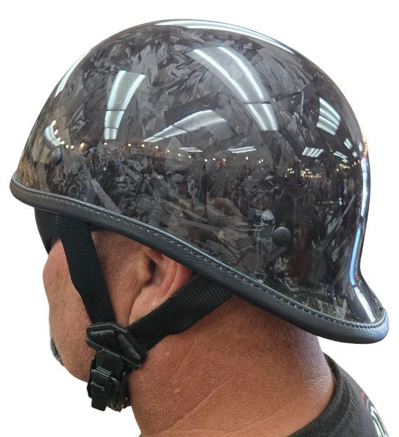American Badass Forged Carbon Rocker Biker Helmet With Interchangeable – Riders Biker Supply -online
