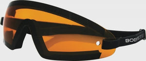 Bobster Wrap Around Biker Eyewear With Strap Clear, Smoke, Yellow, amber - Amber