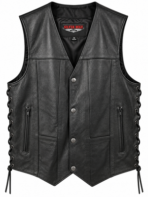 Men's 10 Pocket Vest Lightweight Cowhide