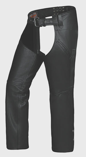 Outrider - Unisex Ultra Leather Deep Pocket Chaps