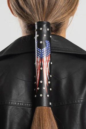 8" AMERICAN FLAG WINGS W/GEMS
