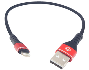 USB to Lightning (iPhone) Cable - 7.5" Phone Charging Adapter Cable