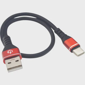 USB to USB-C Cable - Charger - Single-End - 12"