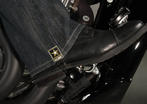 4 Inch Biker Boot Strap Set, US Army