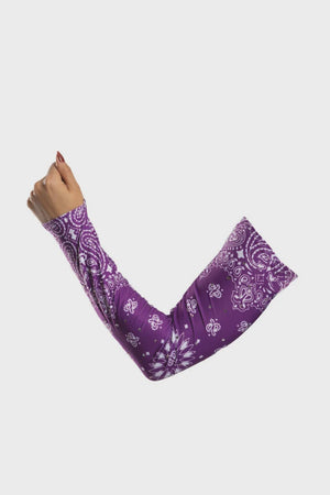 Sleevz, Soaker - PURPLE PAISLEY W/GEMS L/XL