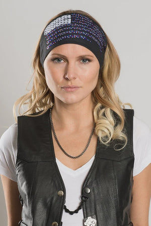 EZ BANDZ Headband, Americana Flag - w/Gems