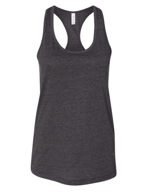 Charcoal Women's Razor Back Tee-6008