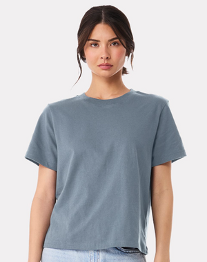 Vintage Denim Cropped Womens Tee