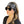Bling Texas Black Bandana