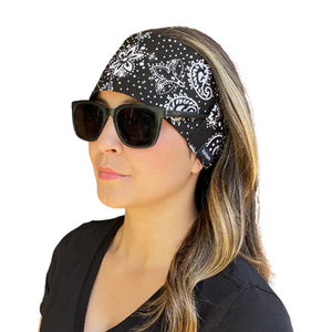 Bling Texas Black Bandana