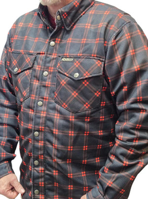 Mens Kevlar Summer Mesh Protective Riding Shirt.