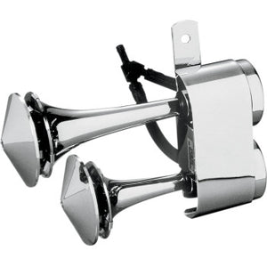 Dual Air Horn Dual - Air Horns - Chrome