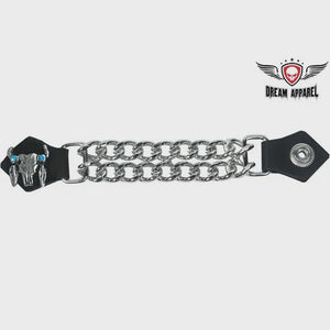 Steer Skull Graphic Vest Extender