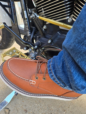 Full Grain Waterproof Leather Lace-up Riding Boots