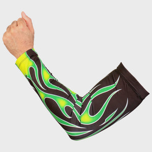 Green Flames Arm Sleeve By Hot Leathers