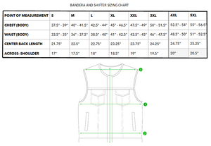 The "Bandera" Diamond Mesh MC Vest for Summer in All Black