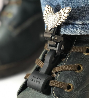 Blinged Heart Boot Loop