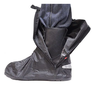 Motorcycle Rain Boot Covers With Rubber Outer Sole - Raingard Legs