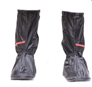 Motorcycle Rain Boot Covers With Rubber Outer Sole - Raingard Legs
