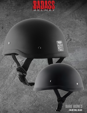 Badass Bare Bones Motorcycle Biker Helmet
