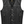 Men's Black Buffalo Nickel Snap Motorcycle Vest
