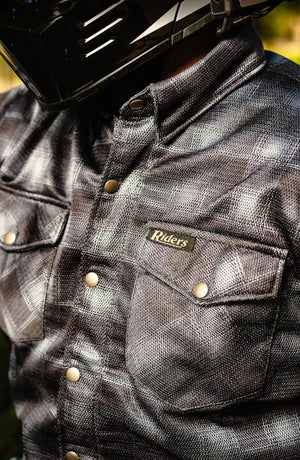 Mens Kevlar Summer Mesh Protective Riding Shirt.