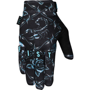 Strapped Chrome Gloves