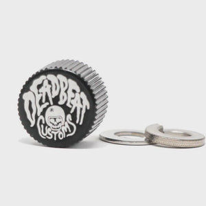 Deadbeat Customs Skull Harley Seat Screw fits '96 & Up (1/4"-20 Thread)