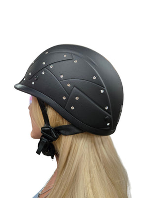 Ladies Biker Helmet the New Diamonds in the Ruff By American Badass
