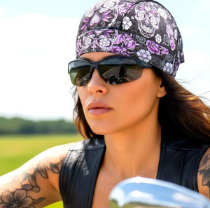 Sugar Skull Lightweight Headwrap
