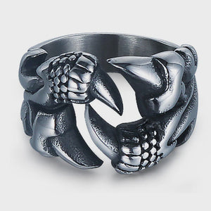 Dragon Claw Biker Ring