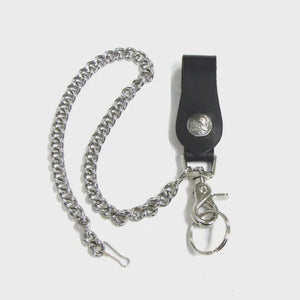 KEY FOB W/CHAIN- INDIAN HEAD NICKEL
