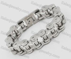 9.5×18mm CHROME Stainless Steel Motorcycle Chain Bracelet