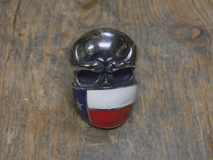 TX Flag Skull Ring