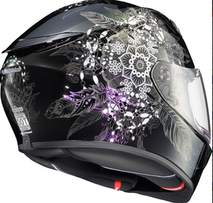 EXO-R430  MANITOU BLACK FULL FACE HELMET