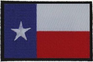 Texas Flag Patch /Black Border