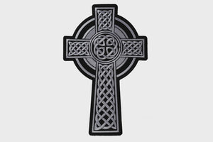 Celtic Cross Large Patch - 7.2x11 inch