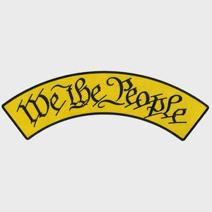 We The People 12” X 3” Top Rocker Patch #PPM4165