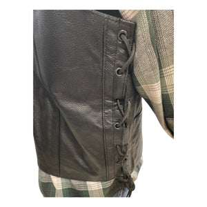 Lace Side Leather Value Vest By Riders