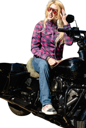 Ladies Summer Mesh Protective Riding Shirt With Armor and Kelvar Reinforced