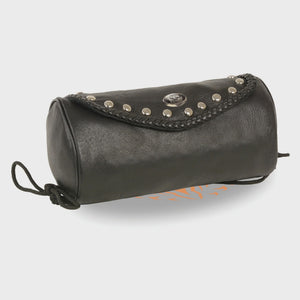 Tool Bag, Leather Braid & Stud