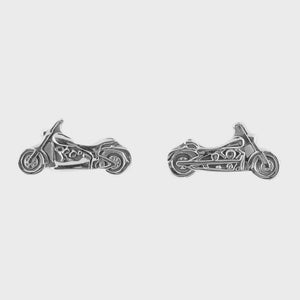 Motorcycle Stud Earrings