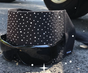 Bling Solid Black Bandana