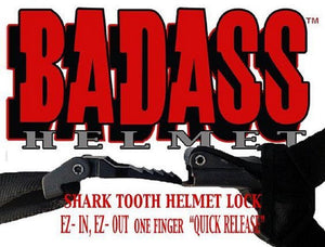 Original Badass Biker Helmet Gloss Black