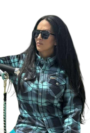 Ladies Summer Mesh Protective Riding Shirt With Armor and Kelvar Reinforced