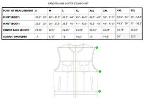 The "Bandera" Silver Stitch Diamond Mesh MC Vest for Summer