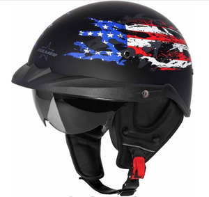 Barrack Flag Fulmer Half Helmet with Drop Shield